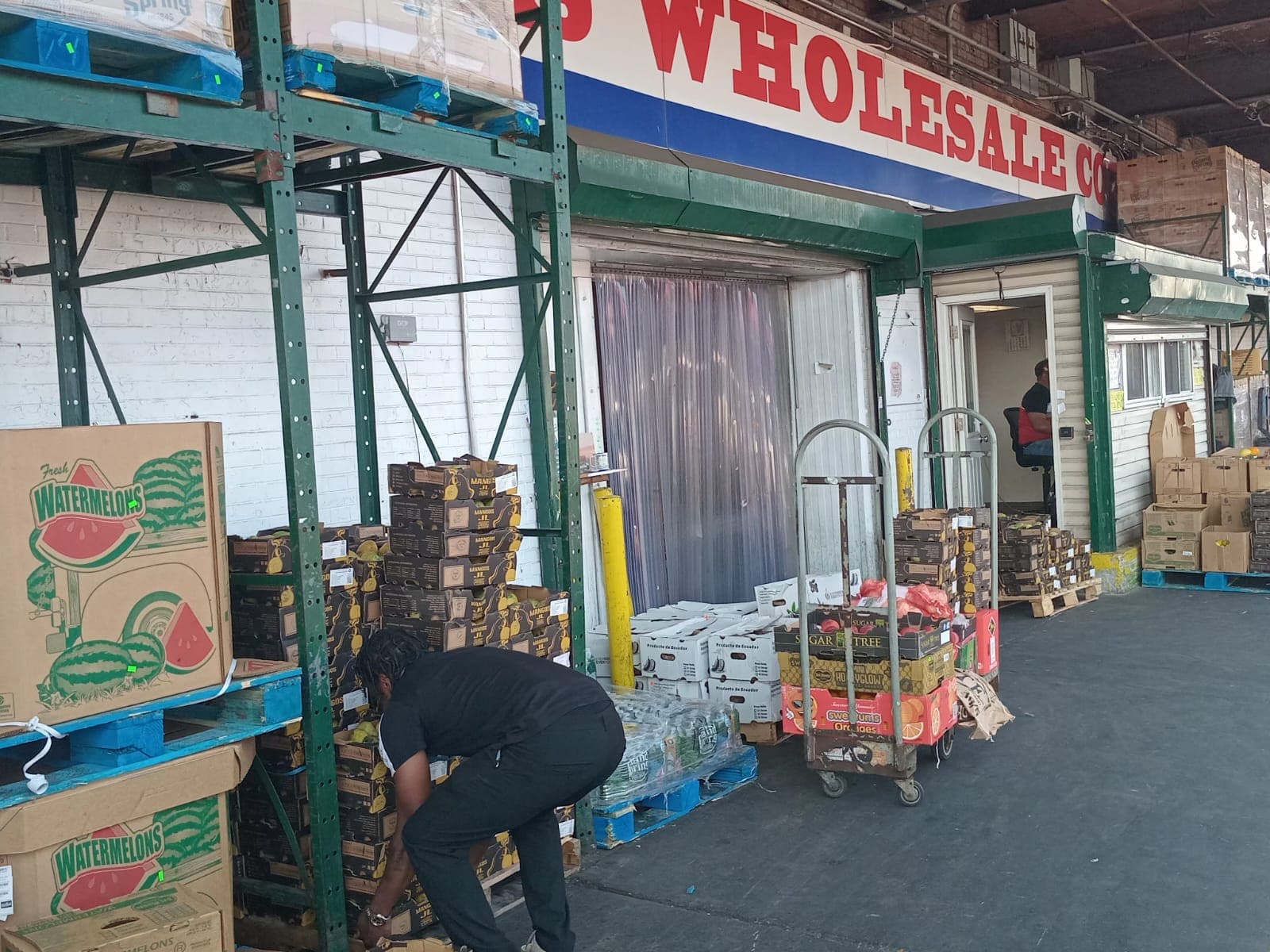 Mercado mayorista en Nueva York